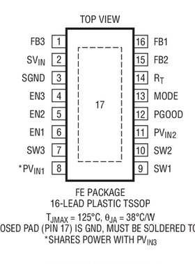 进口原装  LTC3569EFE LTC3569IFE LTC3569 TSSOP 现货
