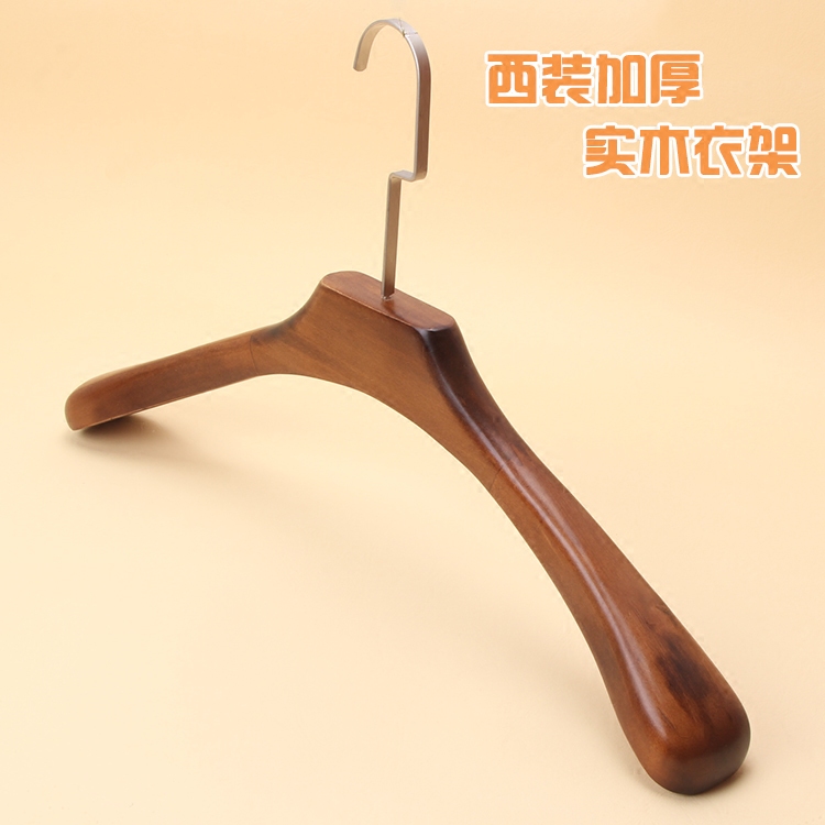 西装加宽木质礼服衣挂