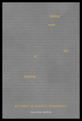 【预售】Making Sense Out of Meaning: An Essay in Lexical