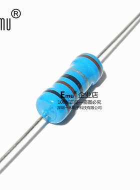 Emu丨150K 1W金属膜电阻 1% 1瓦五色环 直插电阻 20只1.5元