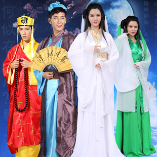 白蛇传许仙白娘子小青法海演出服新白娘子传奇公子书生服舞台古装