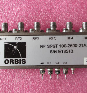 ORBIS RF SP6T 100-2500-21A 10-3000MHz 射频 同轴电子PIN开关