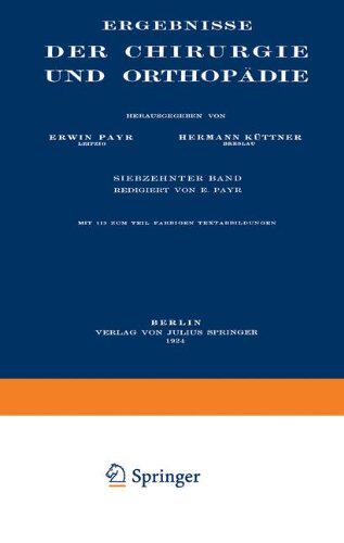 【预订】Ergebnisse Der Chirurgie Und Orthopa...