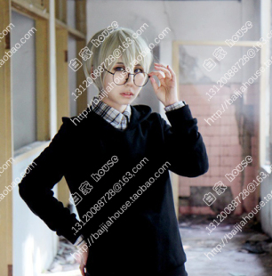 小黑 收脸短发 威廉 Black 动漫游戏cosplay假发 亚麻金 血界战线