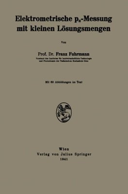 【预订】Elektrometrische PH-Messung Mit Klei...