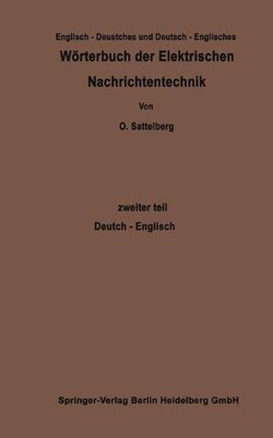 【预订】Worterbuch Der Elektrischen Nachrich...