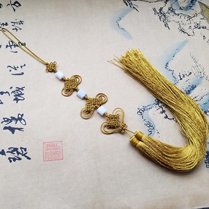 兴隆阁工艺燕尾挂穗背云方丈结法师挂穗和尚长流苏108颗挂穂43cm