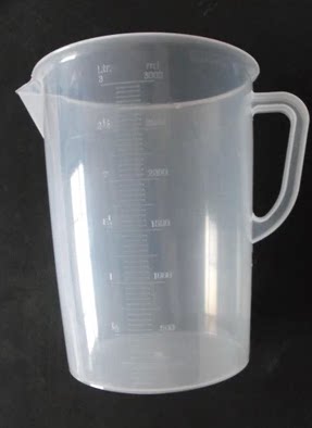 3000毫升量杯 量筒 塑料量杯 3000ml量杯带刻度 3L量杯