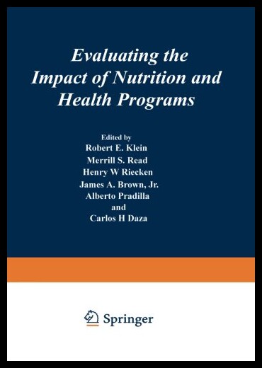 【预售】Evaluating the Impact of Nutrition and Health Pro