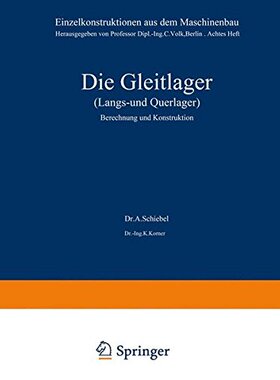 【预订】Die Gleitlager (Langs- Und Querlager...
