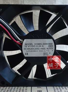 NMB 8015 12V 0.3A 3106KL-04W-B59 C04 三线投影仪散热设备风扇
