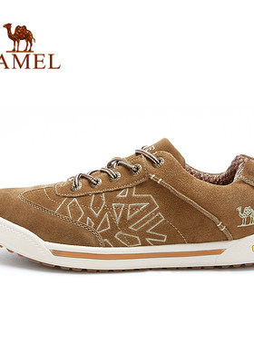 【非卖品】【断码清货 】Camel骆驼户外反绒皮男鞋 系带户外休闲