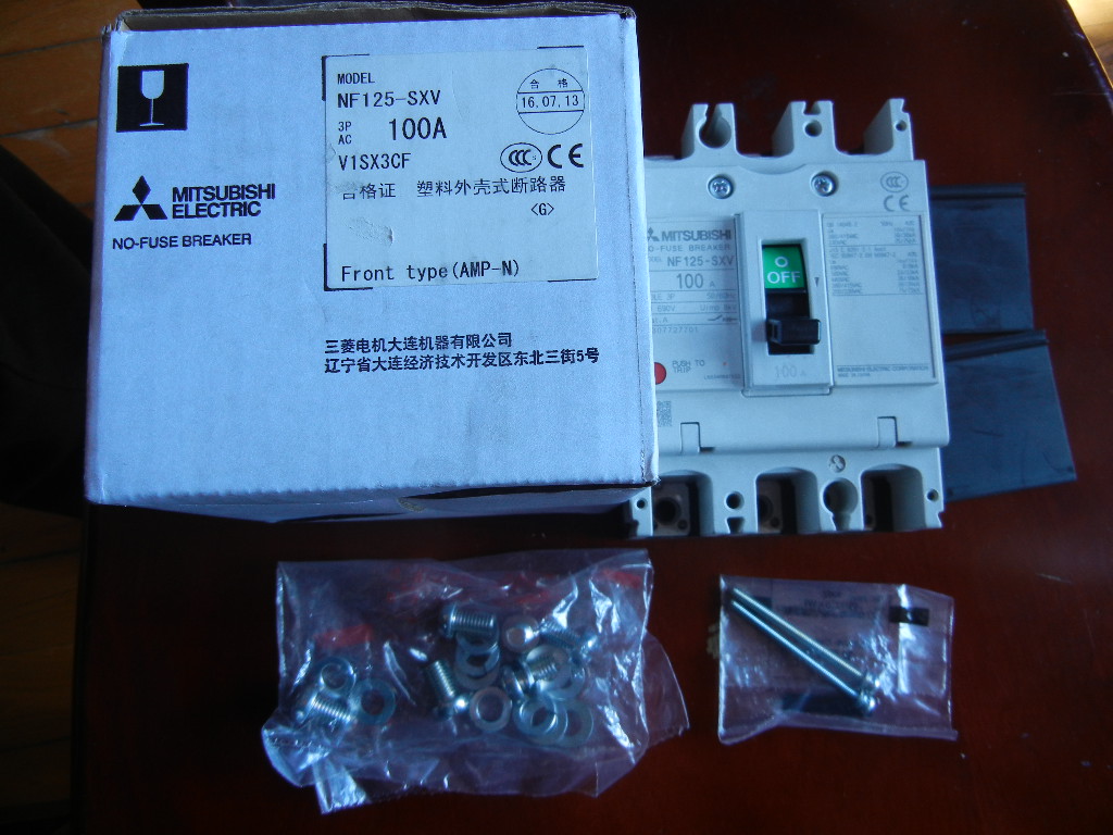 三菱塑料外壳式断路器NF125-SXV 3PAC100A