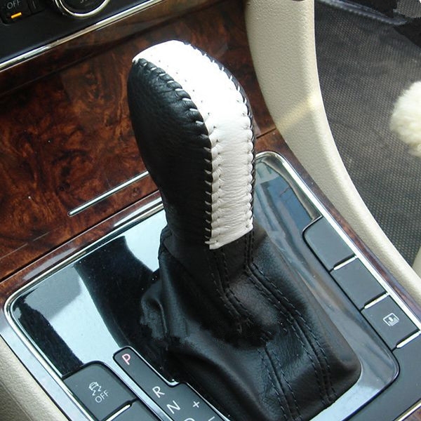 大众新速腾朗逸捷达宝来高尔夫自动挡真皮免缝挡把套档杆套手刹套