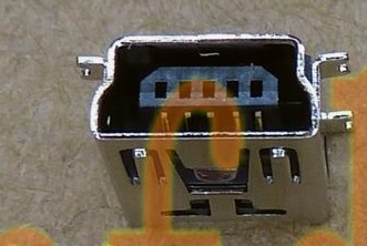 全铜迷你USB插座 5P MINIUSB mini USB母座 5脚贴片_虎窝淘