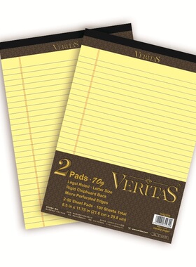 维塔斯VERITAS A4美式拍纸本 A4笔记本 钢笔记事本 可单张撕下 50