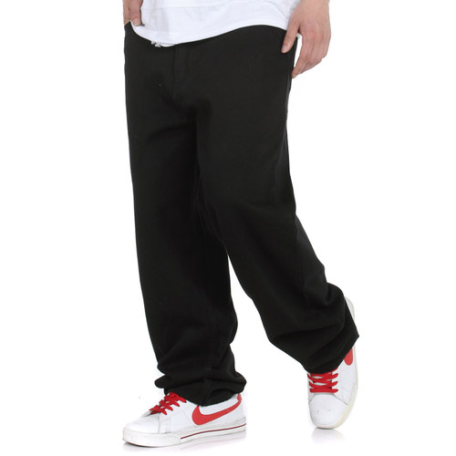 加大牛仔裤加肥老爹宽松嘻哈男裤