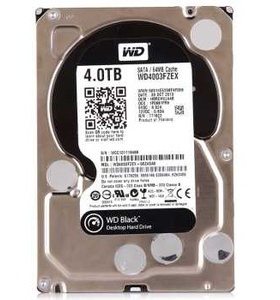WD/西部数据 WD4003FZEX4T企业级64M 性能黑盘台式机服务器硬盘