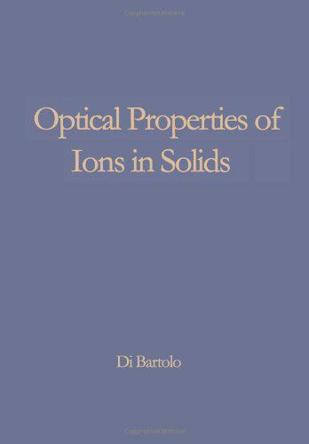 【预售】Optical Properties of Ions in Solids