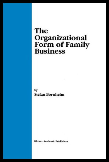 【预售】The Organizational Form of Family Business