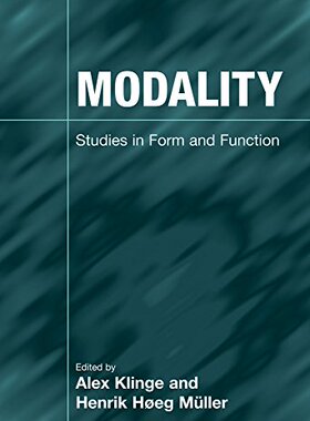 【预售】Modality: Studies in Form and Function
