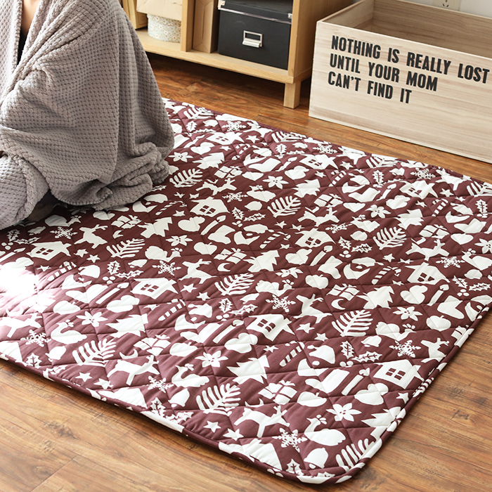 古堡花园竹节棉肌理榻榻米地毯