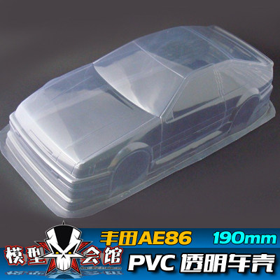 1/10平跑漂移RC模型车 PVC透明车壳 适用于丰田AE86头文字D 190mm