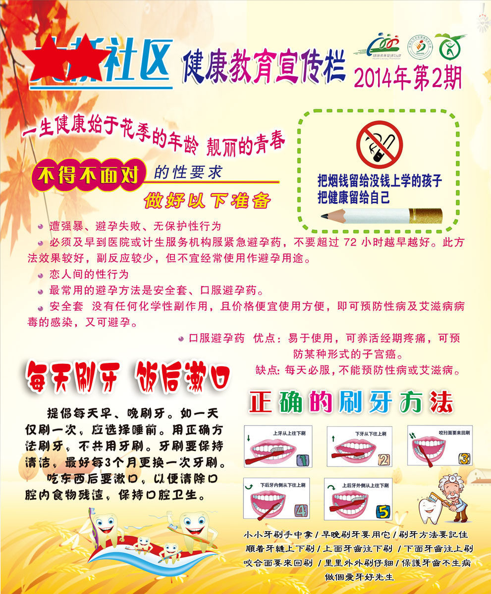 728海报印制展板写真喷绘贴纸121健康教育宣传栏(1)2