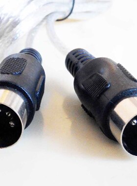 MIDI线对录线3米MIDI Cable 双头五针五芯Plugiator配套用包邮