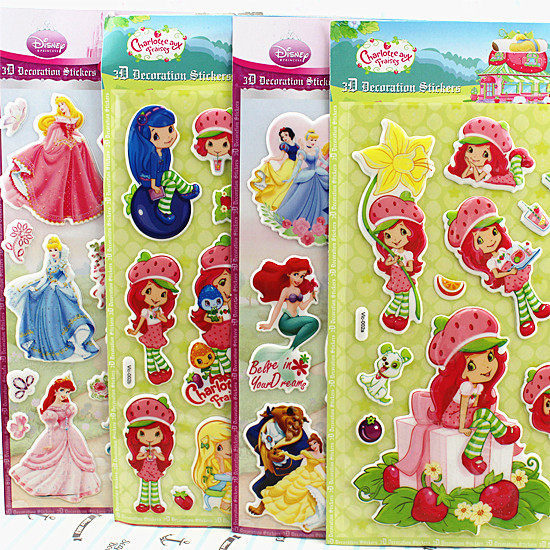Snag This! Adorable 3D Pearlescent Disney Snow White Mini Stickers - Buy from Taobao, China | Shopme Agent