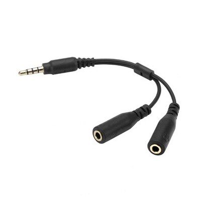 得胜 C2-1 单孔电脑音频线 耳机二合一分二分线器3.5mm转换线通用