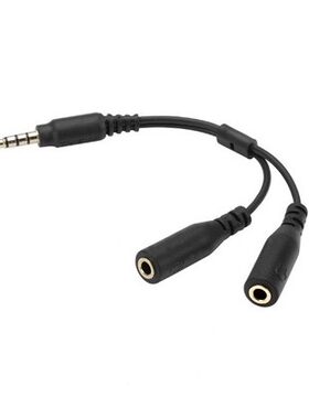 得胜 C2-1 单孔电脑音频线 耳机二合一分二分线器3.5mm转换线通用