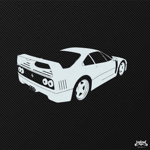 汽车车贴个性创意可爱搞笑卡通贴纸遮划痕摩托车贴纸f40跑车,汽车用品/电子/清洗/改装,汽车装饰贴/反光贴,淘宝优惠券,粉丝福利购,淘宝优惠卷