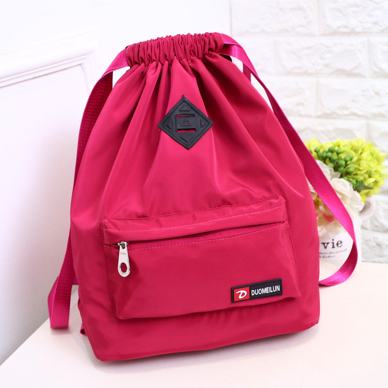 束口袋抽绳双肩包男女户外旅行防水轻便旅游双肩背囊运动健身包袋在类目 箱包皮具/热销女包/男包, 双肩背包中 - 来自Buy2taobao.com提供专业的淘宝代购服务