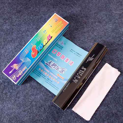 正品天鹅24孔回声口琴初学者成人学生和声特价c调吹奏乐器免邮