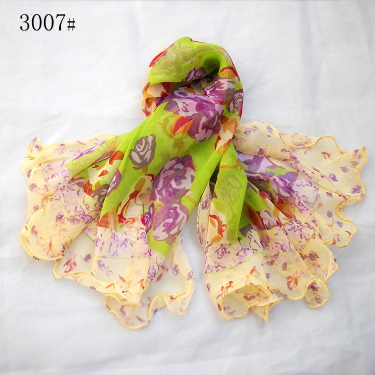 时尚方巾女韩国装饰文艺纱巾韩版时尚百搭冬季小围巾春秋桑蚕丝巾