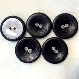 手缝皮衣扣 高档皮衣大衣 大小号二眼布包鸡眼气眼扣 皮纽扣子