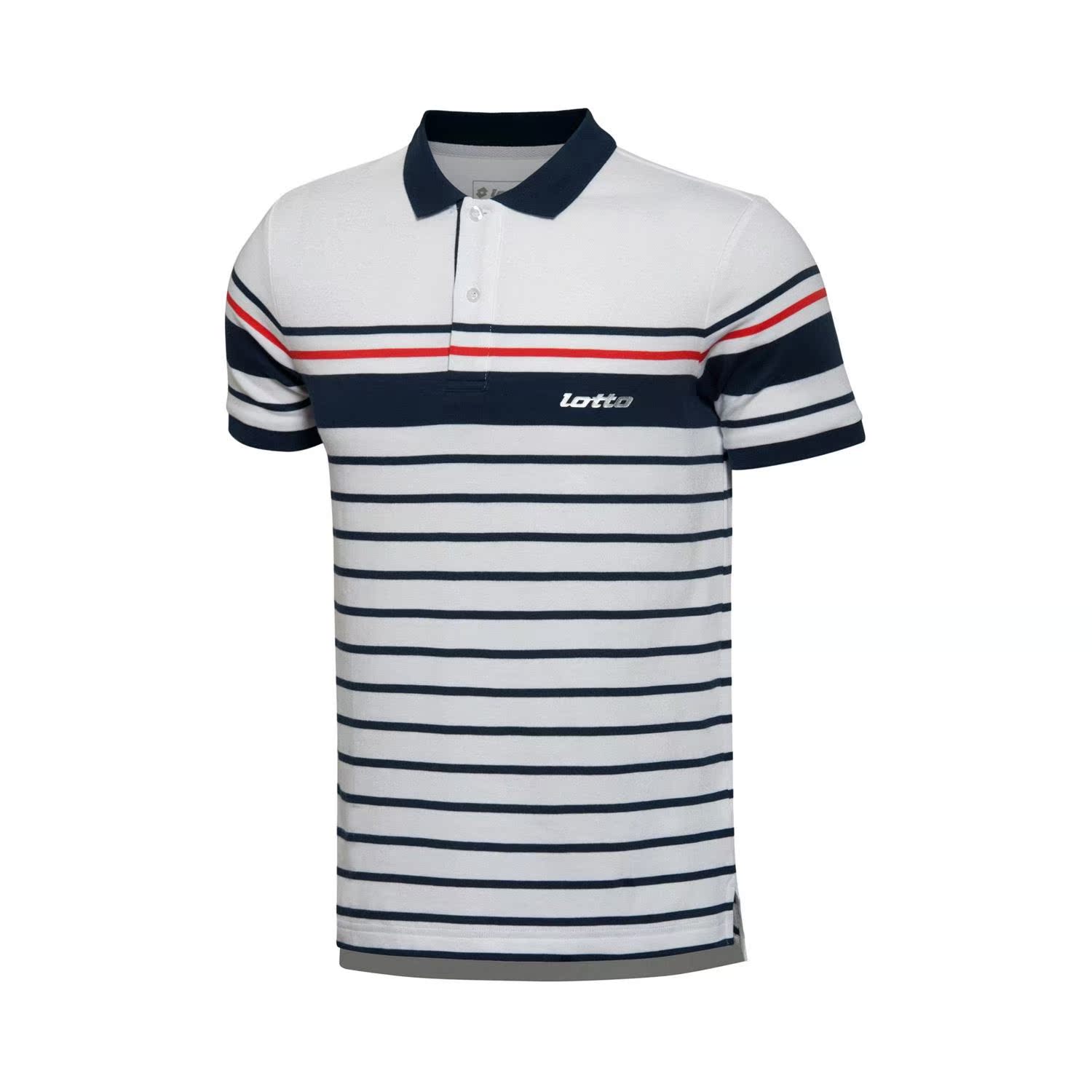 Polo sport homme LOTTO EPLL009 en coton - Ref 562295 Image 1