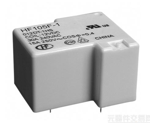 HF105F-1 024DT-1HSTF 24VDC T90-1A-24V 宏发继电器 30A 4脚