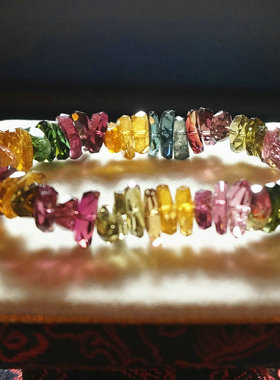 巴西碧玺玻璃体女士透明时尚饰品