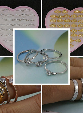 包邮义乌小饰品地摊女百搭锆石