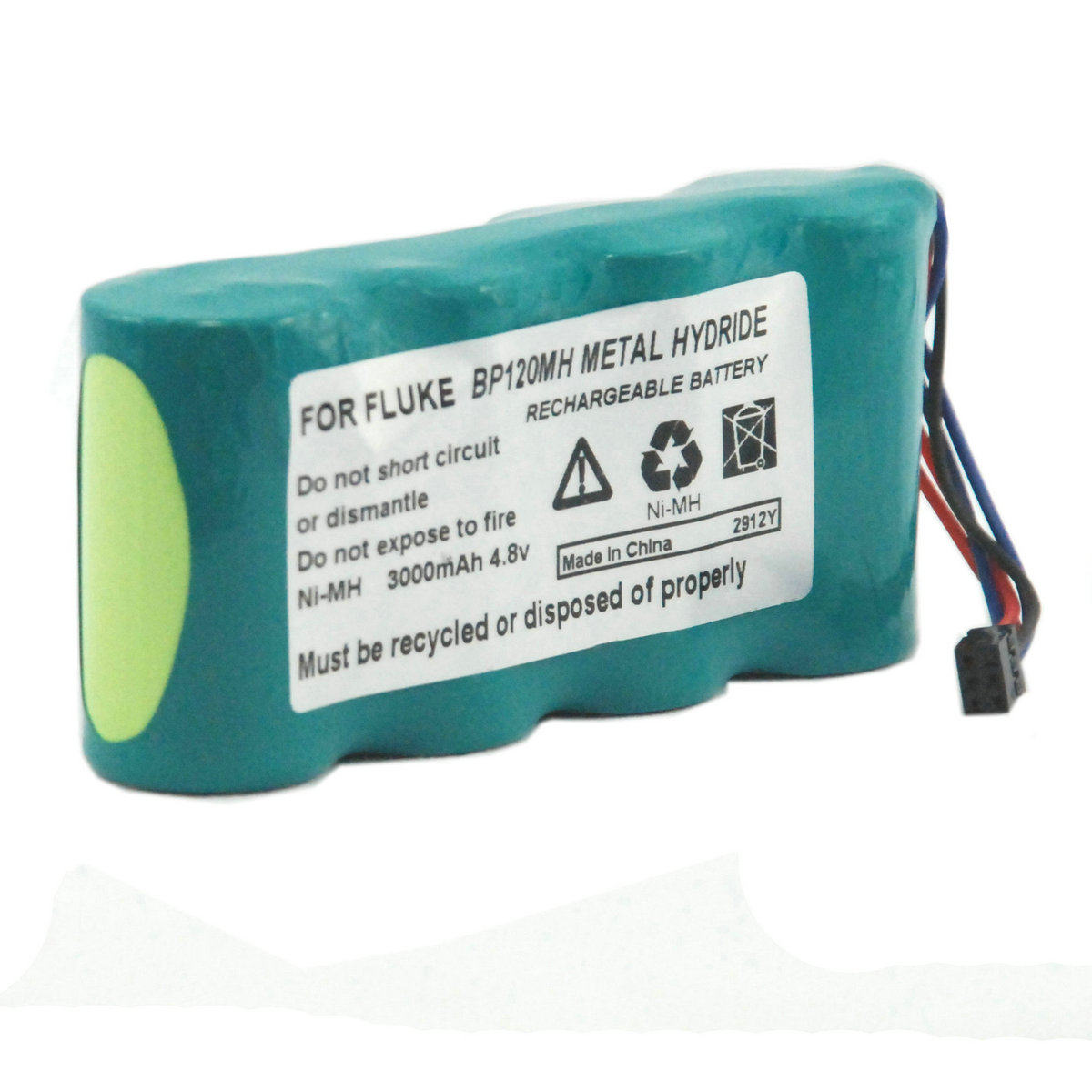 新款适用福禄克 bp120mh fluke 123 125s 125 f125s 124 f43b电池