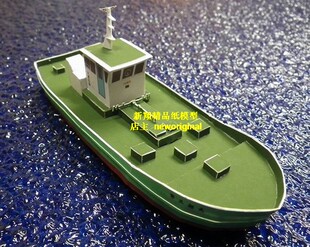 【新翔模型】工作艇海上工程船巡逻艇海警船海事船模型