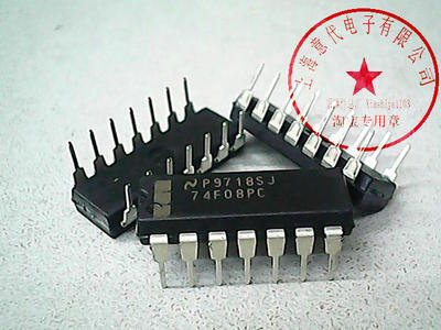 74F08PC , NS国半 ,  74LS08 【原装】赛格市场G332室实体店 现货