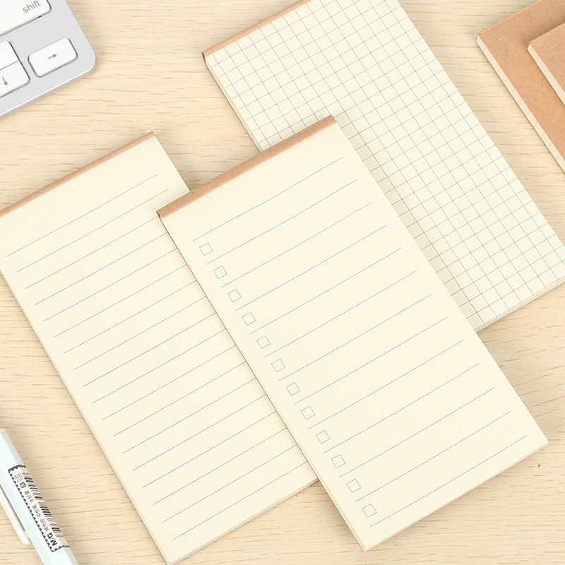 本木/便条拍纸本 坐标格网格本横线本计划本日程本文具记事本子A7