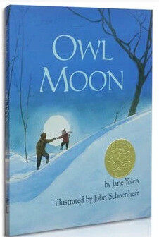 预售 英文原版Owl Moon儿童书月下看猫头鹰凯迪克大奖绘本