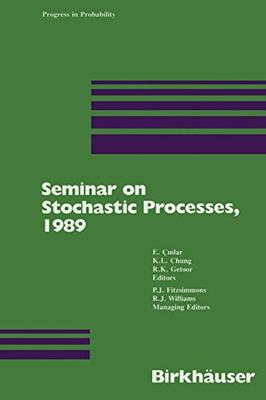 【预售】Seminar on Stochastic Processes, 1989