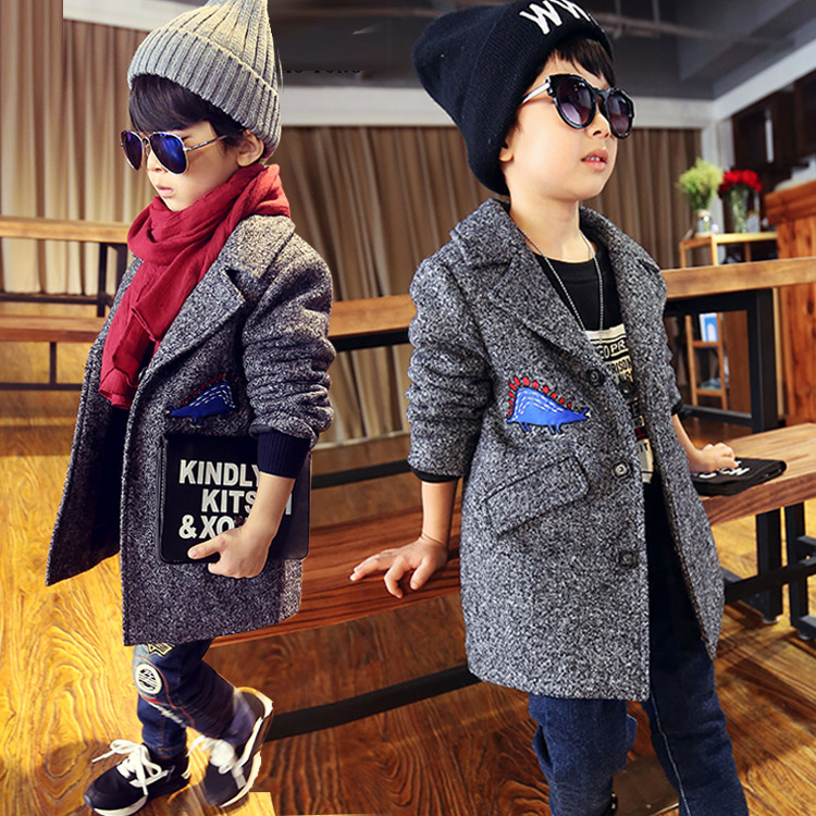 Manteau pour garcon en laine - Ref 2161333 Image 1