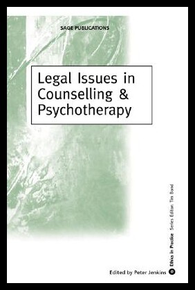 【预售】Legal Issues in Counselling & Psychotherapy