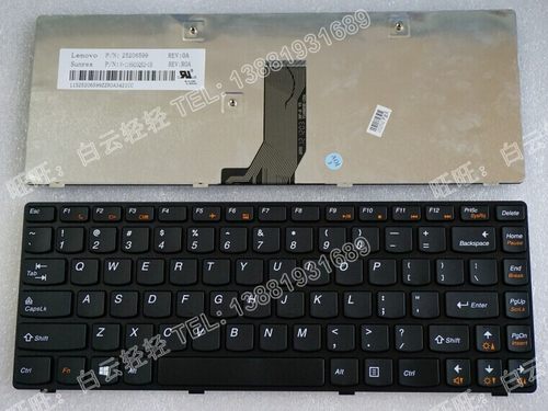 包邮全新原装联想 G480 G480A G485 Z380 Z480 G480笔记本键盘-封面